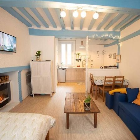 Blue Appartment With A Fireplace Дьєпп Екстер'єр фото